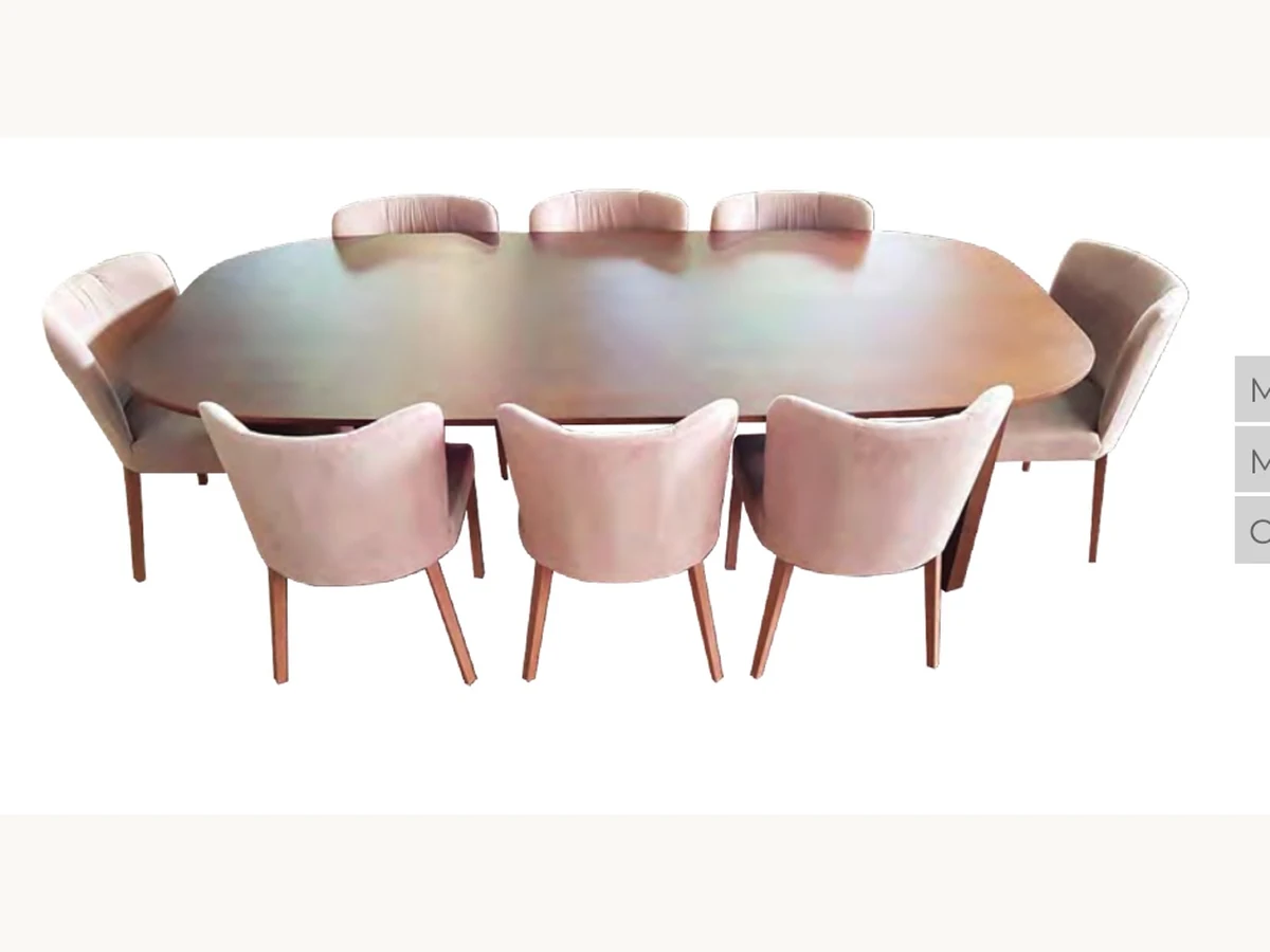 Mesa de jantar Genebra no catálogo Castor de móveis e estofados