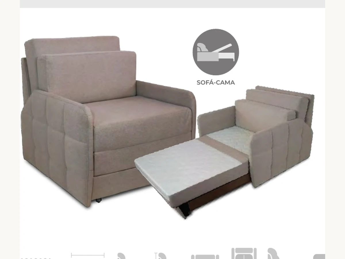 Poltrona Salerno Decor no catálogo Castor de móveis e estofados