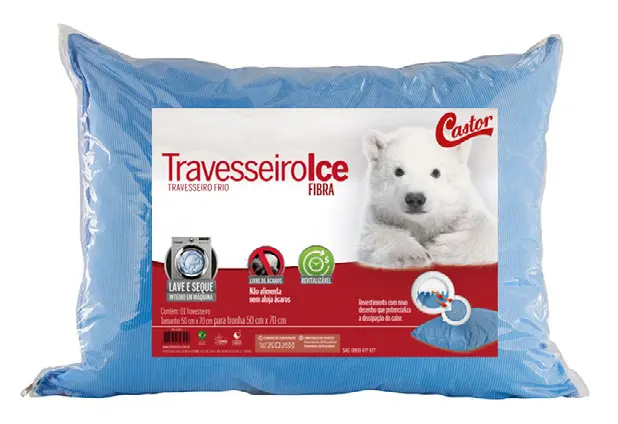 Travesseiro Ice Fibra da Castor