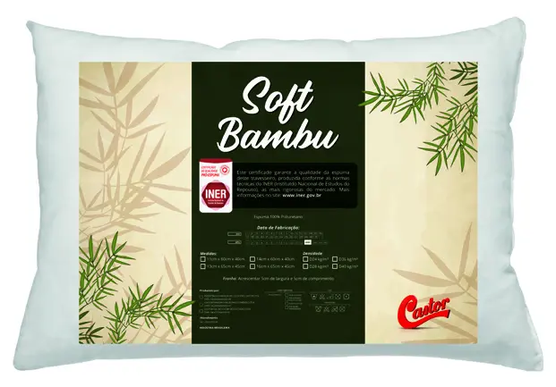 Travesseiro Soft Bambu INER da Castor
