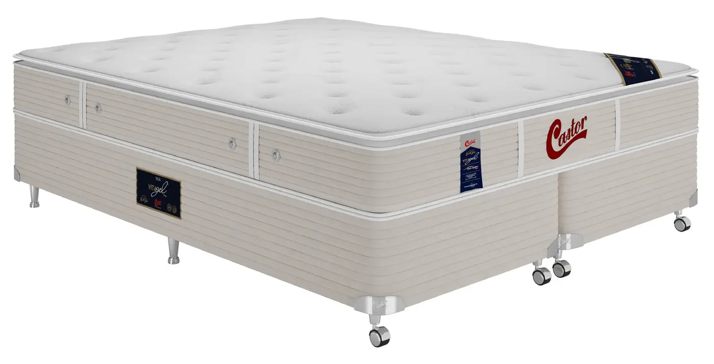 Vitagel Plus Pocket® SLX One Face - Castor Colchões